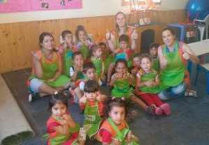 Actividad en CAIF Pequeños Angelitos